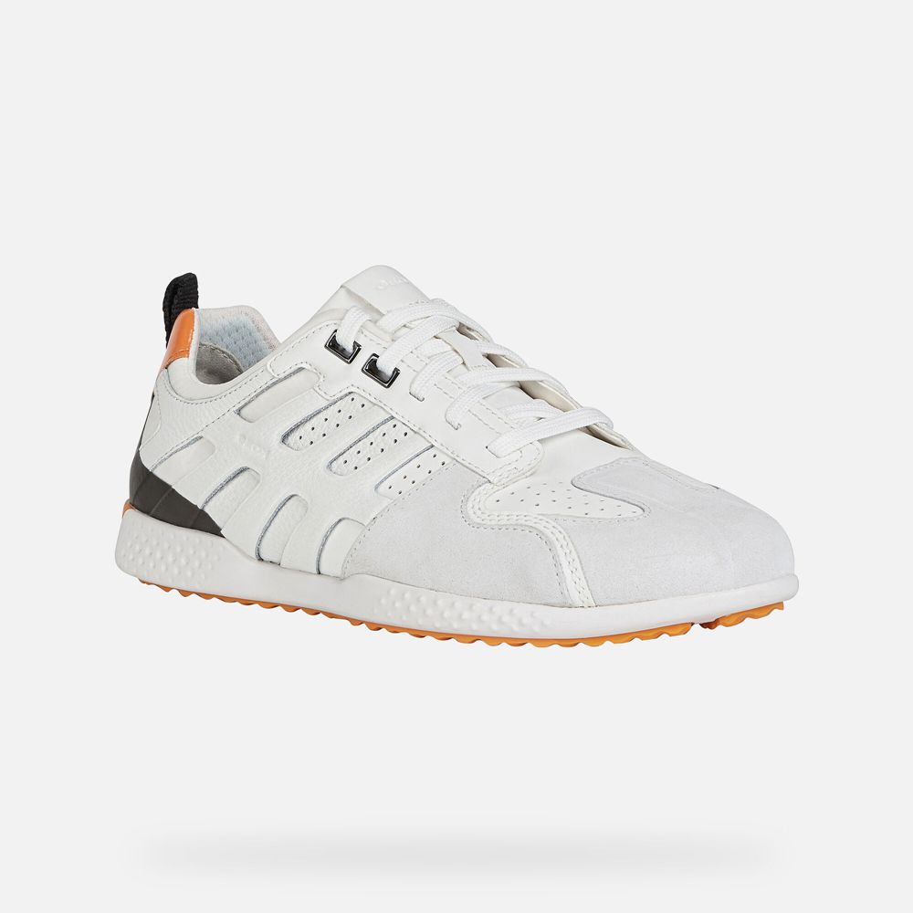 Geox Erkek Spor Ayakkabı Beyaz - Snake.2 - GXF-409582